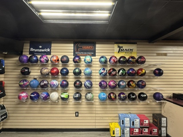 Pin Down Pro Shop inside Ten Pin Alley